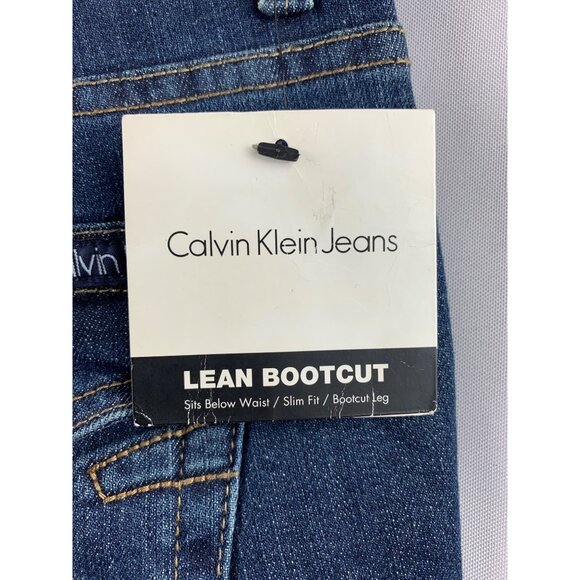 Women's Calvin Klein NWT Blue Bootcut Jeans Size 4 - Picture 7 of 8